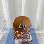Premium Louis Vuitton embroidered cap detail