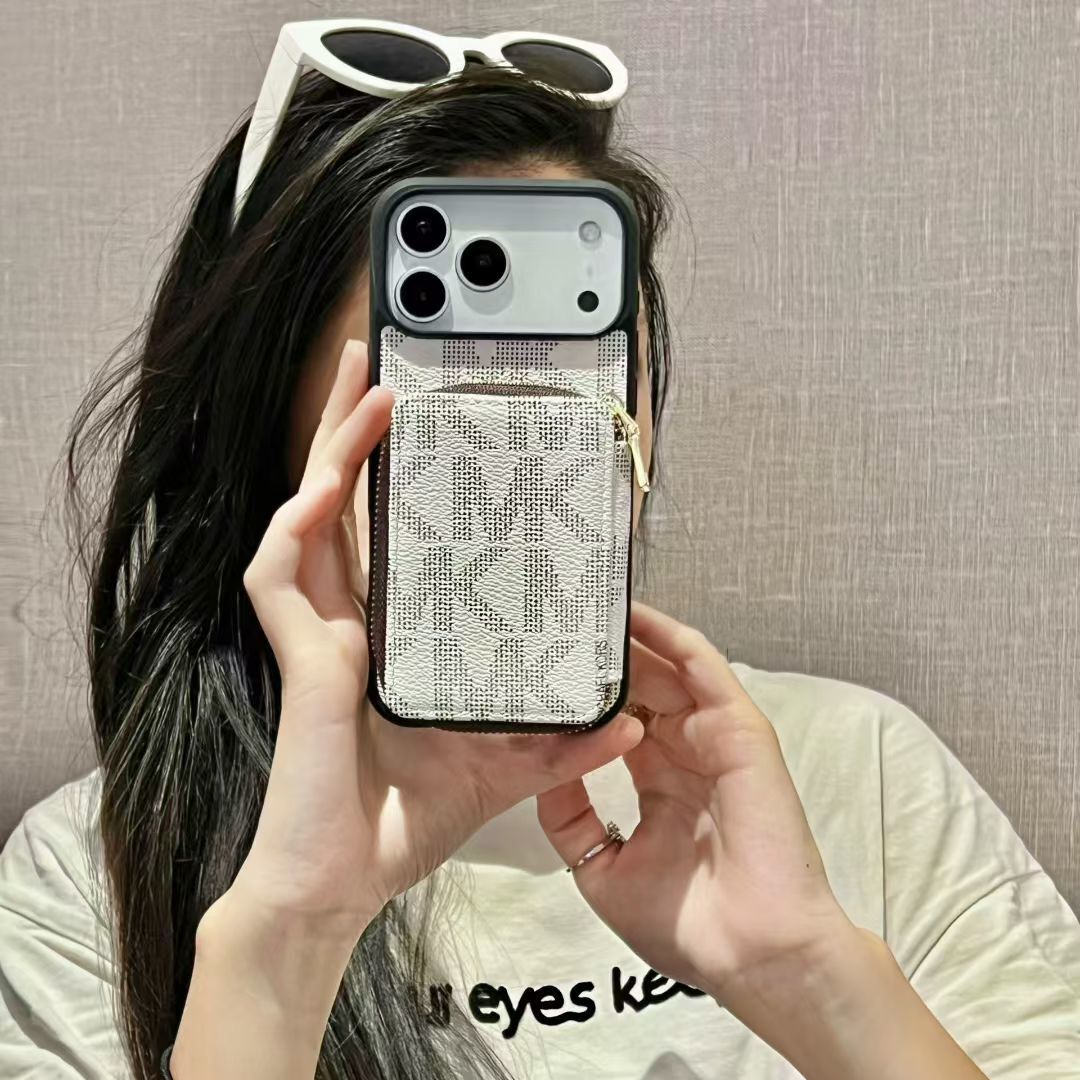 Premium MK wallet phone cover for iPhone 17 Pro Max