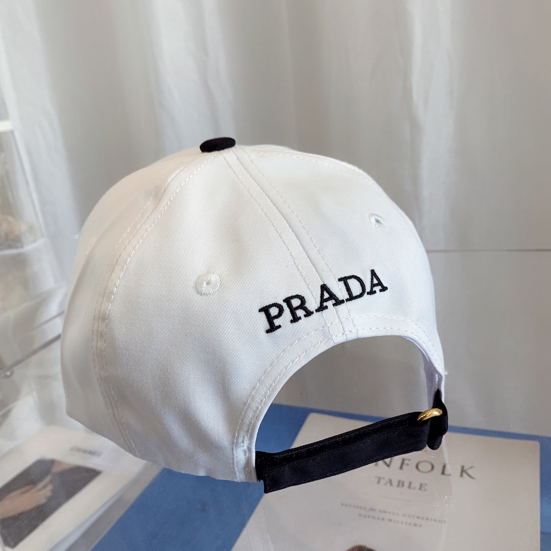 Premium Prada baseball cap rear view