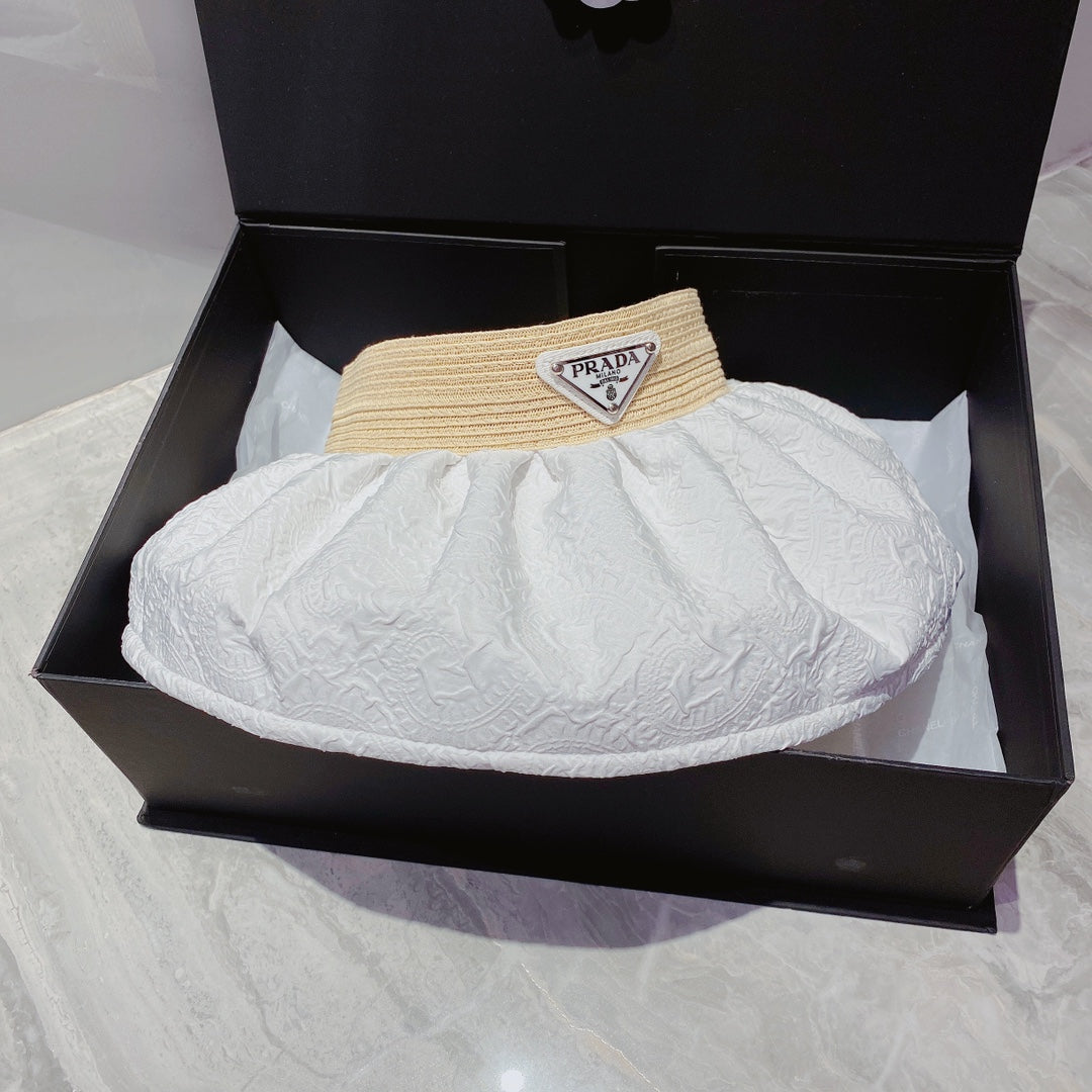 Premium Prada cotton visor