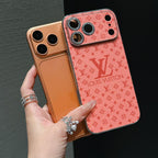 Premium glossy LV phone cover detail shot