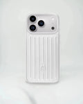 Silver RIMOWA iPhone 17 Pro Max Case - NUVALOVA
