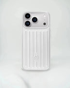 Silver RIMOWA iPhone 17 Pro Max Case - NUVALOVA