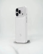 Silver RIMOWA iPhone 17 Pro Max Case - NUVALOVA