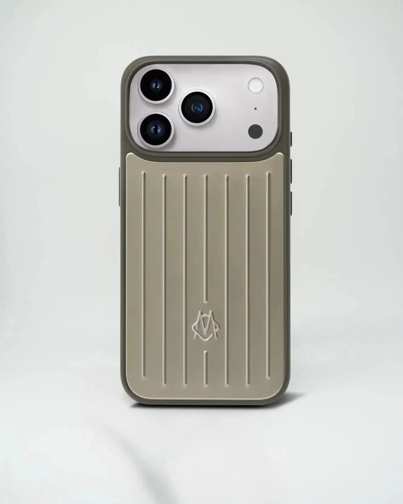 Gold RIMOWA iPhone 17 Pro Max Case - NUVALOVA