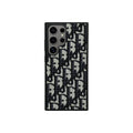 Dior Black Samsung Galaxy Case Luxury Designer Phone Cover Samsung S26 Ultra