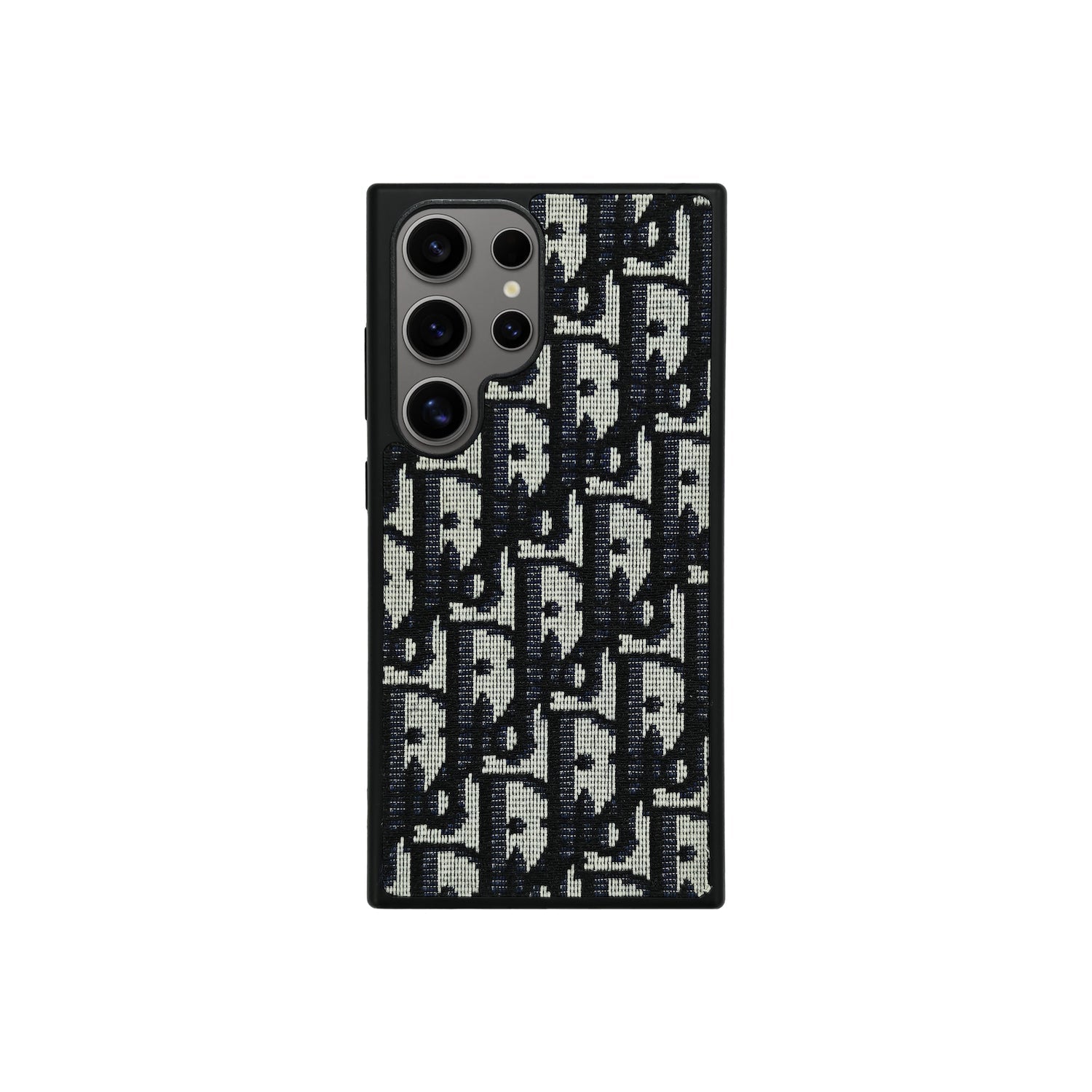 Dior Black Samsung Galaxy Case Luxury Designer Phone Cover Samsung S26 Ultra