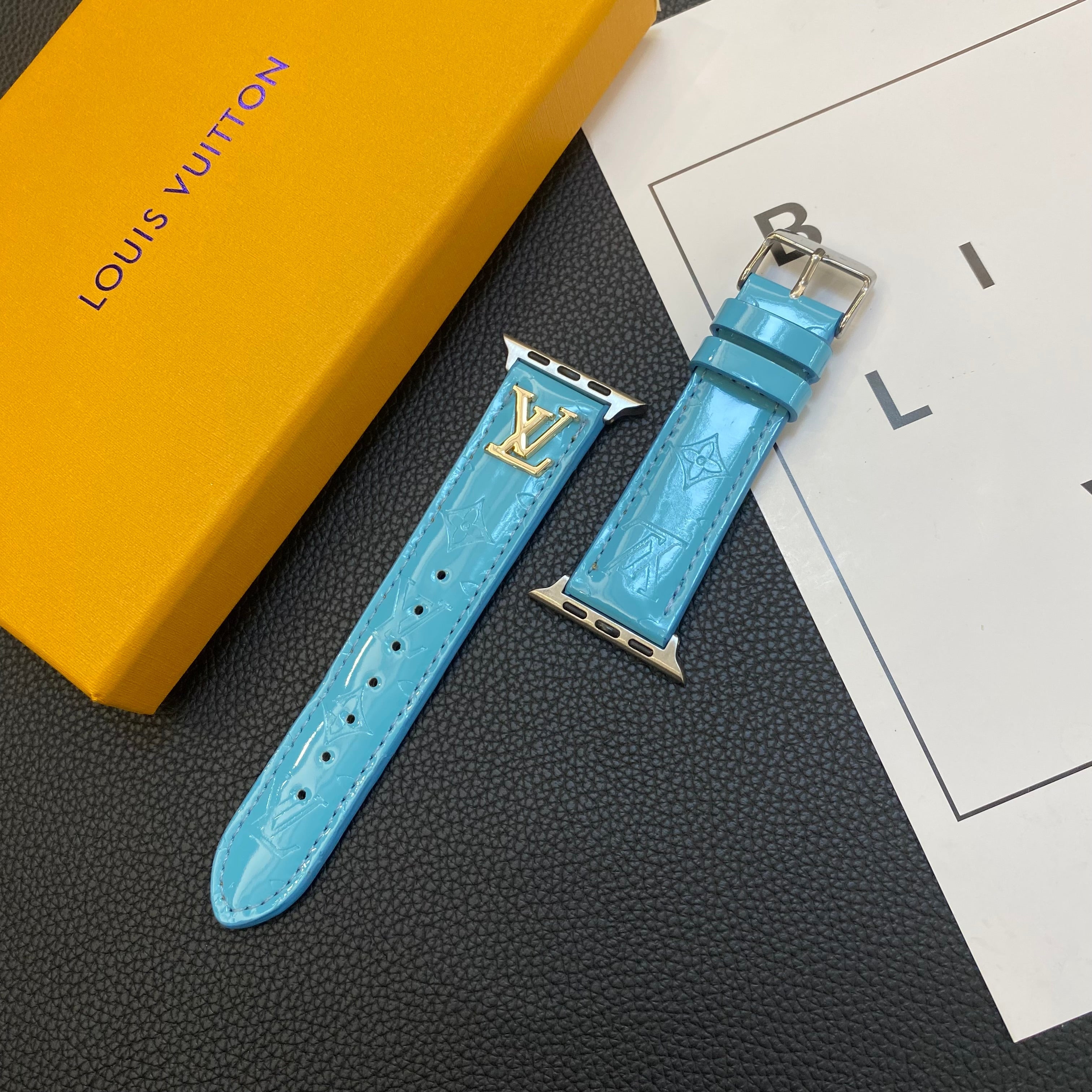 Sky Blue Designer Apple Watch Band