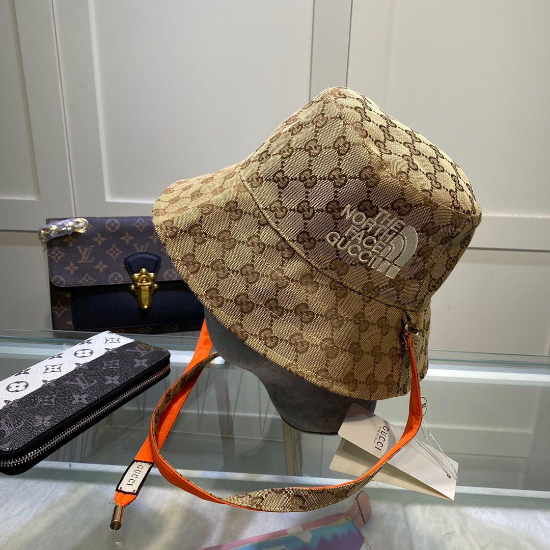 The North Face hiking bucket hat detail