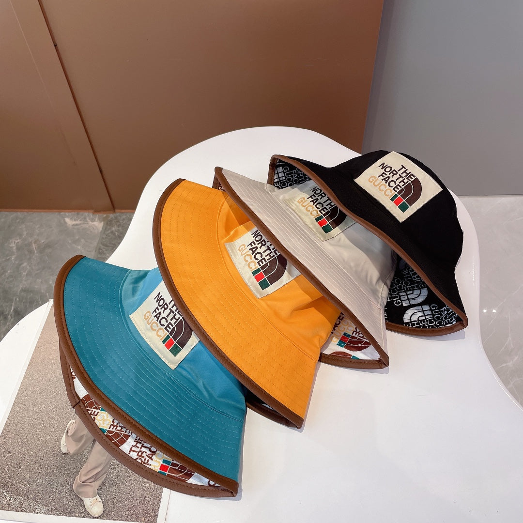 The North Face x Gucci black bucket hat
