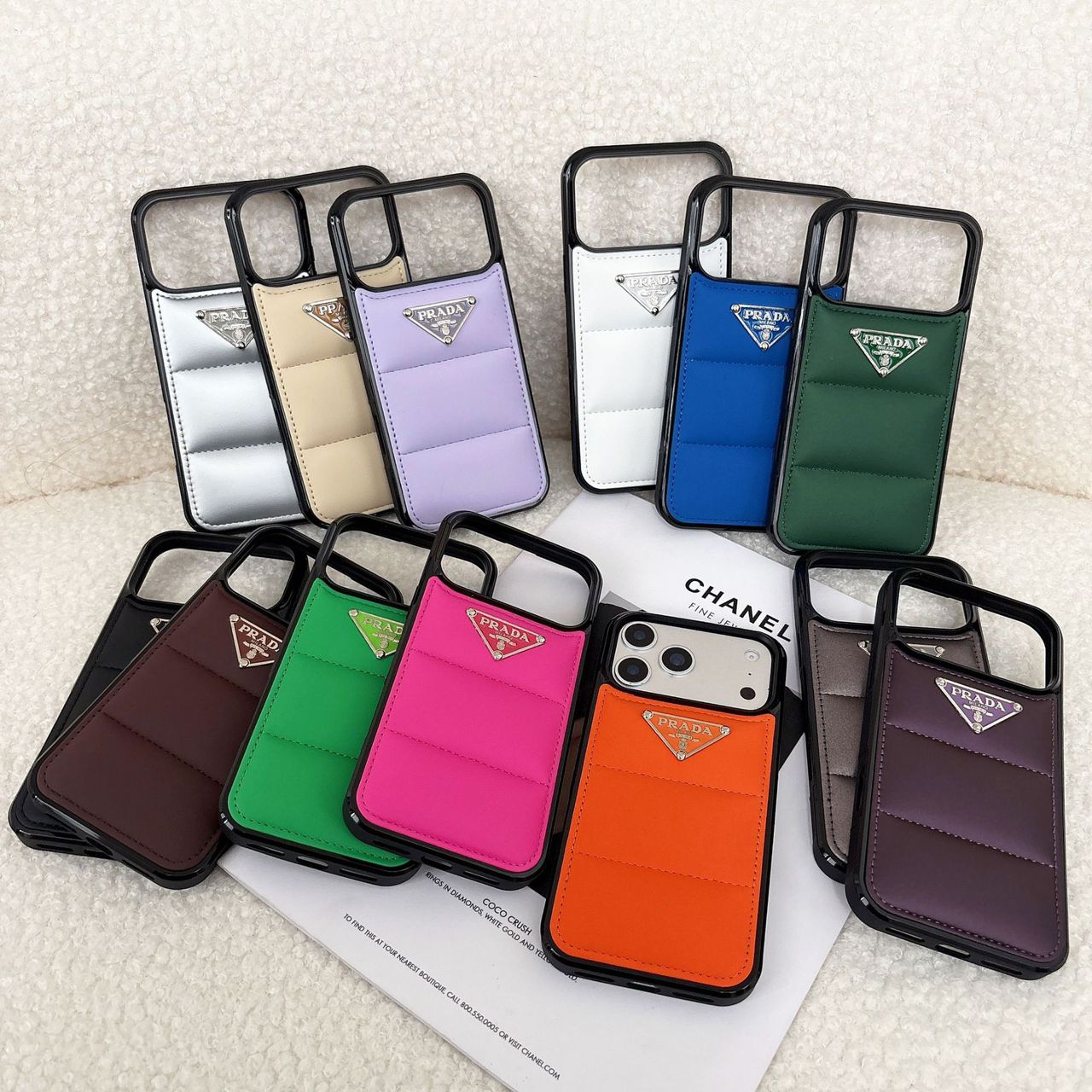 Prada iPhone 18 Pro Max Case – Luxury Designer Phone Cover | MISK