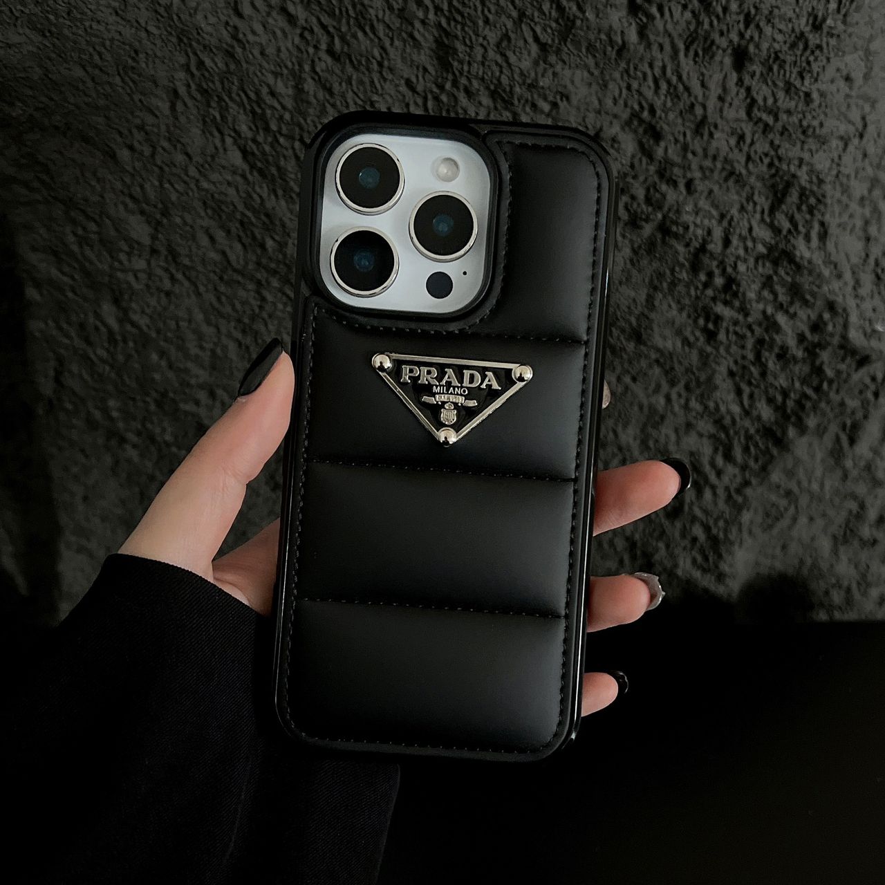 Puffer Prada iPhone 17 Pro Max Case – Luxury Designer Phone Cover