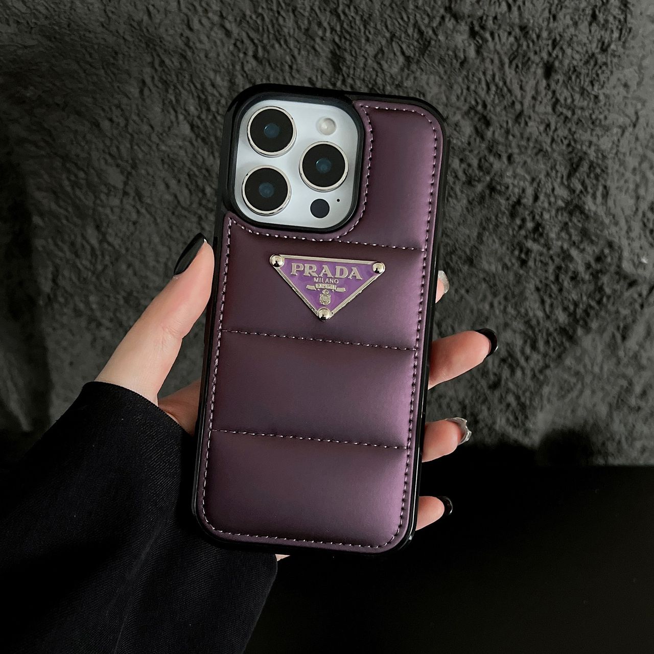 Puffer Prada iPhone 17 Pro Max Case – Luxury Designer Phone Cover