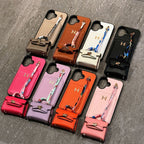 Hermes iPhone 17 Pro Max Case with AirPods Cover – Luxury Leather Designer Set