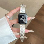 White Designer Apple Watch Strap
