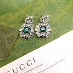 2 Colors Crystal Earrings