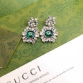 2 Colors Crystal Earrings