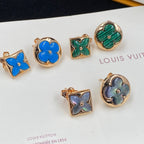 Premium Resin Flower Stud Earrings