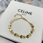 Heart Shape Bracelet Earrings Set