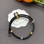 Alexander McQueen Skull Leather Adjustable Bracelet – Luxury Jewelry – product image 8