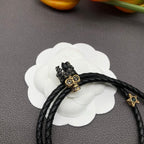 Alexander McQueen Skull Leather Adjustable Bracelet – Luxury Jewelry – product image 9