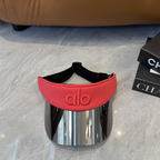 ALO performance visor pink back