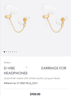 2022 New Earphone Earrings
