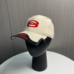 Balenciaga embroidered logo baseball cap black view 2