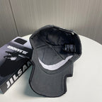 Balenciaga embroidered logo baseball cap black view 5