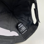 Balenciaga embroidered logo baseball cap black view 6