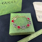 Vintage Gem Tiger Head Bracelet