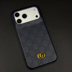 Luxury Gucci iPhone 18 Pro Case | GG Monogram Leather White