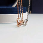 Bulgari Crystal Double Ring Necklace – Luxury Designer Jewelry – product image 9