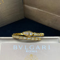 Bulgari Full Crystal Snake Bone Open Bracelet – Luxury Jewelry – product image 5