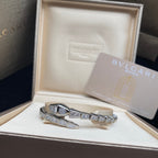 Bulgari Full Crystal Snake Bone Open Bracelet – Luxury Jewelry – product image 10