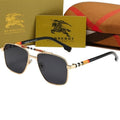 Burberry Aviator Check Double Bridge Square Polarized Sunglasses for Unisex – product image 4