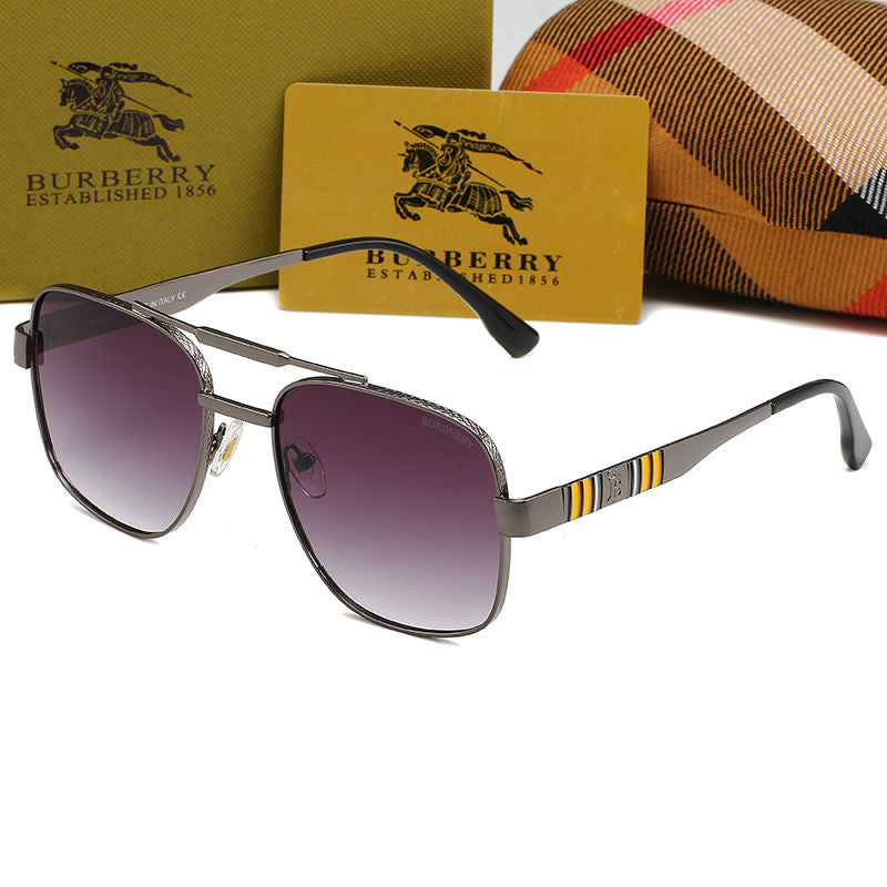 Burberry Aviator Unisex Retro Double Bridge Sunglasses for Unisex – product image 2