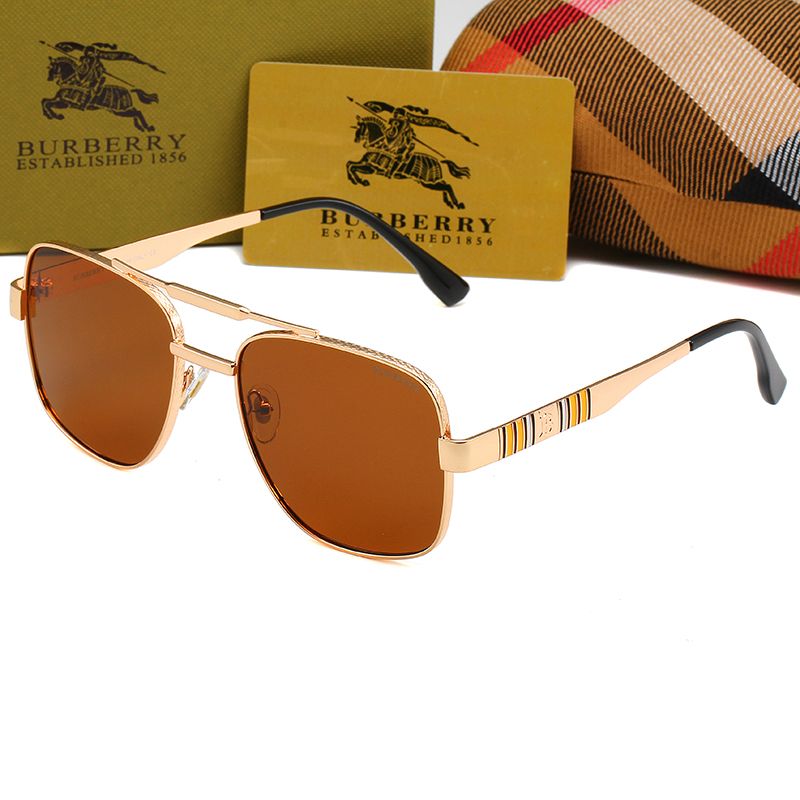 Burberry Aviator Unisex Retro Double Bridge Sunglasses for Unisex – product image 4