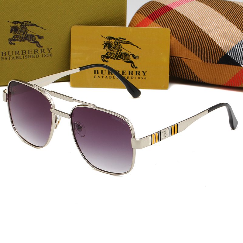 Burberry Aviator Unisex Retro Double Bridge Sunglasses for Unisex – product image 7