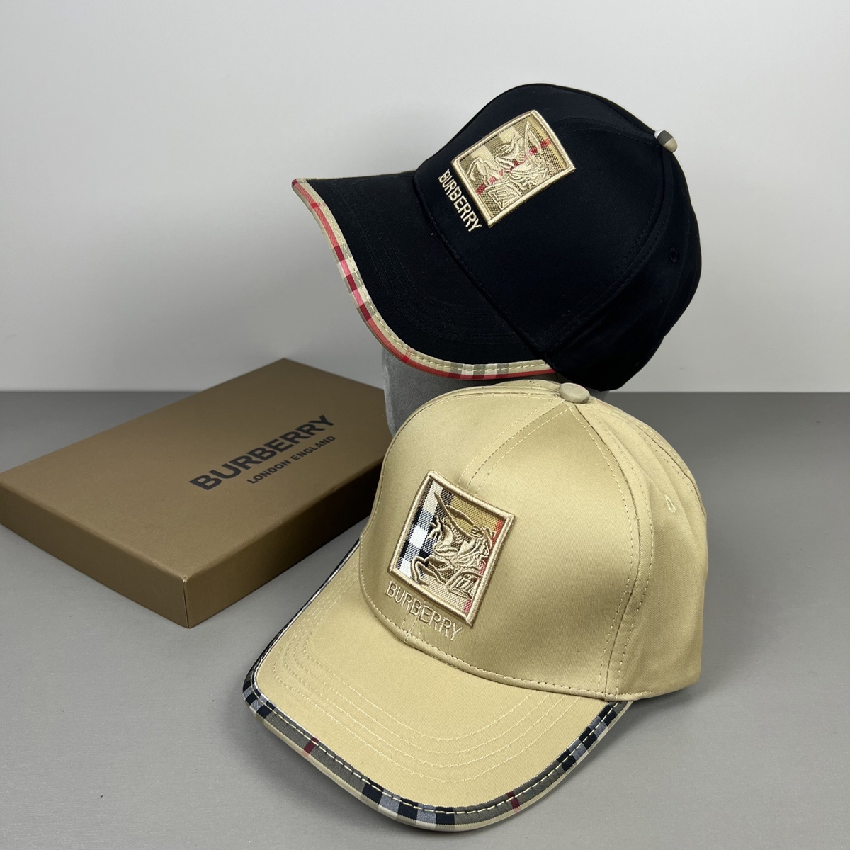Burberry check-trim baseball cap photo 7