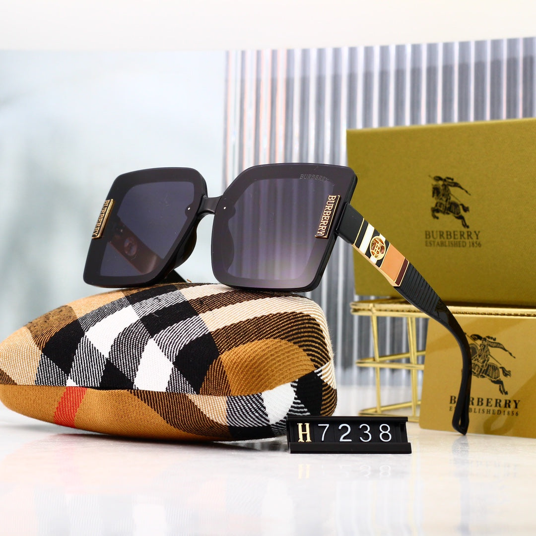 Burberry Check Oversized Square Polarized Sunglasses for Unisex – product image 1