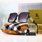 Burberry Check Oversized Square Polarized Sunglasses for Unisex – product image 2