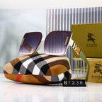 Burberry Check Oversized Square Polarized Sunglasses for Unisex – product image 5