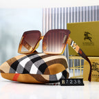 Burberry Check Oversized Square Polarized Sunglasses for Unisex – product image 7