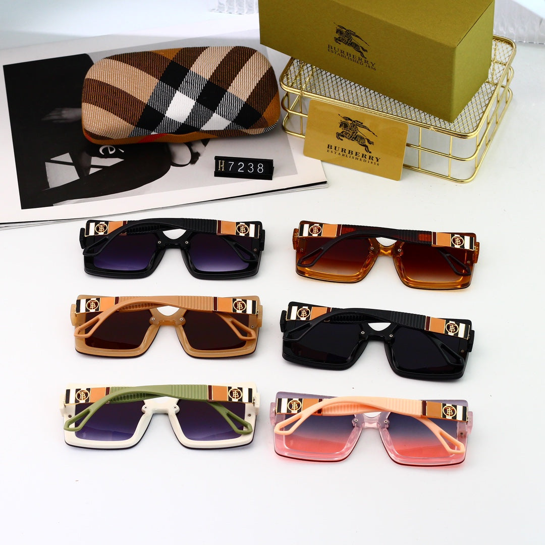 Burberry Check Oversized Square Polarized Sunglasses for Unisex – product image 15