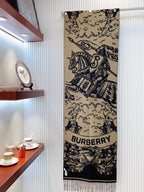 Burberry Classic Check Double-Sided Jacquard Cashmere Scarf for Women – product image 6