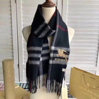 Burberry Classic Check Fringed Cashmere Scarf for Women – product image 25