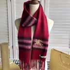Burberry Classic Check Fringed Cashmere Scarf for Women – product image 3