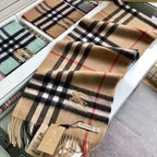 Burberry Classic Check Fringed Cashmere Scarf for Women – product image 37