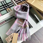 Burberry Classic Check Fringed Cashmere Scarf for Women – product image 48